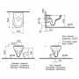 VitrA S20 Wand-WC VitrA Flush 2.0, Tiefspüler ohne Spülrand, mit Bidetfunkion