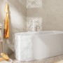 hansgrohe Tecturis S Einhebel-Wannenarmatur bodenstehend