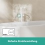 hansgrohe Tecturis S Einhebel-Wannenarmatur bodenstehend