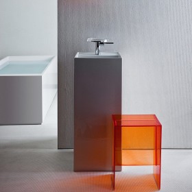 Lavabo LAUFEN Kartell 37,5 x 43,5 cm, autoportante con 1 foro per rubinetto