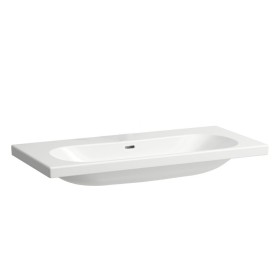LAUFEN LUA Waschtisch 100 x 46 cm ohne Hahnloch, mit Überlauf