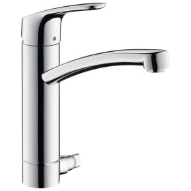 hansgrohe Focus M41 Einhebel-Küchenmischer 200, Geräteabsperrventil, 1jet