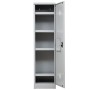 Wolfstahl Chemikalienschrank Gefahrstoffschrank Stahl lichtgrau 50 x 42 x 195 cm