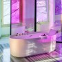 LAUFEN Sonar freistehende Badewanne  160 x 81,5 cm, mit Oberflächentextur
