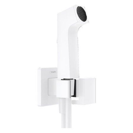 hansgrohe Bidette Handbrause 1jet E EcoSmart+ mit Brausehalter und Brauseschlauch 125 cm