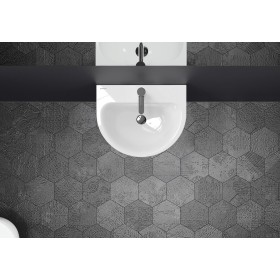 Geberit Renova Waschtisch 55 x 45 cm mit Hahnloch ohne Überlauf