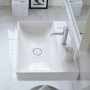 Duravit DuraSquare Waschtisch geschliffen mit 1 Hahnloch, 50 x 47 cm