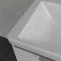 Villeroy & Boch Subway 3.0 Schrank-Doppelwaschtisch 130 cm, mit 2 Hahnlöchern, mit Überlauf
