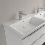 Villeroy & Boch Subway 3.0 Schrank-Doppelwaschtisch 130 cm, mit 2 Hahnlöchern, mit Überlauf