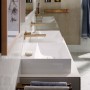 hansgrohe Xevolos E Aufsatzwaschtisch geschliffen 60 x 48 cm ohne Hahnloch ohne Überlauf