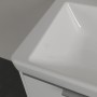 Villeroy & Boch Subway 3.0 Schrank-Doppelwaschtisch 130 cm, mit 2 Hahnlöchern, mit Überlauf