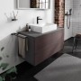 hansgrohe Xevolos E Aufsatzwaschtisch geschliffen 60 x 48 cm mit Hahnloch ohne Überlauf