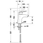 Duravit No. 1 Einhebel-Waschtischmischer S, Fresh-Start ohne Zugstangengarnitur