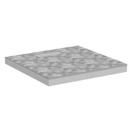 hansgrohe RainDrain Board befliesbares Duschelement 1000/1000 mit Installationsset