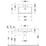 Duravit Vero Air Möbelwaschtisch mit 1 Hahnloch, 70 x 47 cm, ohne Überlauf