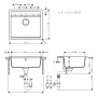 hansgrohe S520-F510 Einbauspüle 510