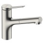 hansgrohe Zesis M33 Einhebel-Küchenarmatur 150 mit Ausziehbrause, 2 Strahlarten, Schlauchbox (sBox)