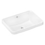 hansgrohe Xuniva Q Einbauwaschtisch 55 x 40 cm, mit Überlauf, mit SmartClean