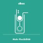 hansgrohe Tecturis E 3-Loch Einhebel-Wannenrandarmatur mit Schlauchbox (sBox)