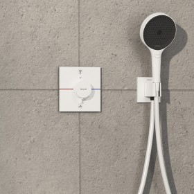 hansgrohe ShowerSelect Comfort E Thermostat Unterputz für 2 Verbraucher mit integrierter Sicherungskombination