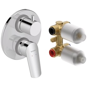 Duravit No. 1 Einhebel-Wannenmischer Unterputz mit Grundkörper