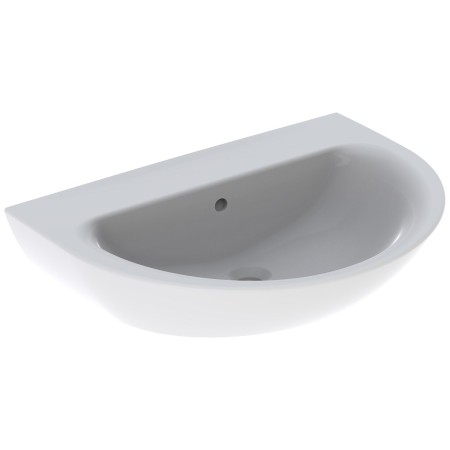 Geberit Renova Waschtisch 70 x 52 cm ohne Hahnloch mit Überlauf