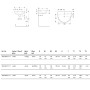 Geberit Renova Waschtisch 70 x 52 cm ohne Hahnloch mit Überlauf