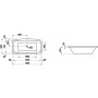 LAUFEN Palomba Collection Badewanne 180 x 90 cm