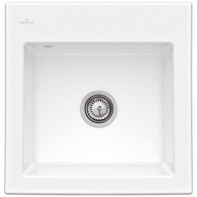 Évier encastrable Villeroy & Boch Subway 50 S, bonde à actionnement manuel