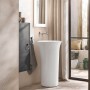 Duravit White Tulip freistehender Waschtisch, für Bodenanbindung