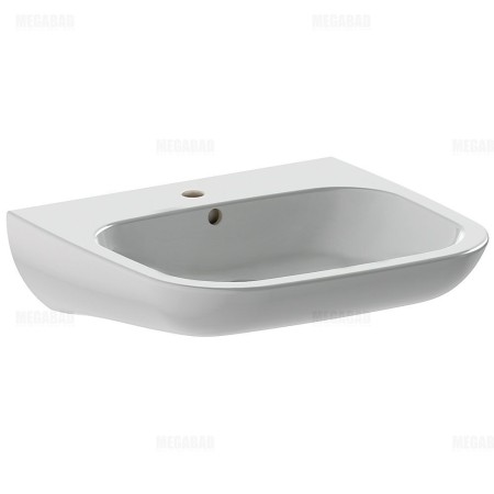 Duravit D-Code Vital Waschtisch 60 cm, mit Überlauf