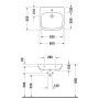 Duravit D-Code Vital Waschtisch 60 cm, mit Überlauf