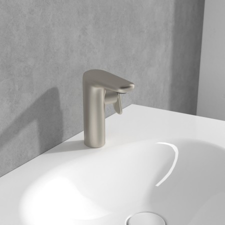 Villeroy & Boch Antao Einhebel-Waschtischarmatur mit Push-Open-Ablaufgarnitur