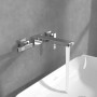 Villeroy & Boch Mettlach Dreiloch-Waschtischarmatur ohne Ablaufgarnitur