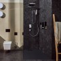hansgrohe Pulsify E Brauseset 100 1 Strahlart mit Duschstange 65 cm, EcoSmart