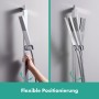 hansgrohe Pulsify E Brauseset 100 1 Strahlart mit Duschstange 65 cm, EcoSmart