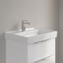 Villeroy & Boch Taro Waschtisch 60 cm mit CeramicPlus Beschichtung, 1 Hahnloch, ohne Überlauf