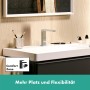 hansgrohe Tecturis E 2-Loch Waschtischarmatur 150 CoolStart wassersparend+ mit Ablaufgarnitur
