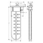 hansgrohe sBox Fertigset oval, für Badewanne