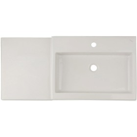 Vasque LAUFEN Living City 100 cm avec trop-plein et 1 trou de robinet, étagère à gauche