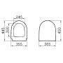 VitrA Sento WC-Sitz ohne Absenkautomatik