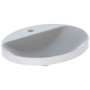Geberit VariForm Einbauwaschtisch 60 x 45 cm, oval, mit Hahnlochbank