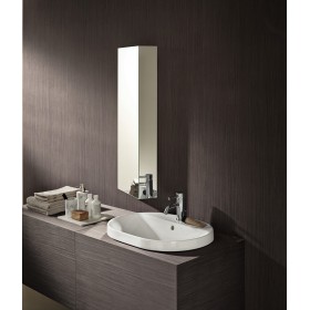 Geberit VariForm Einbauwaschtisch 60 x 45 cm, oval, mit Hahnlochbank