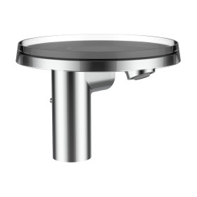 LAUFEN Kartell Einhebel-Waschtischmischer mit Deko-Disc und Ablaufventil