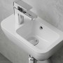 VitrA Integra Waschtisch Compact 37 cm, mit Überlaufloch, mit Hahnloch