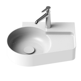 Lavabo da appoggio LAUFEN Val 53 x 40 cm, con 1 foro rubinetto, con troppopieno