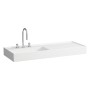 LAUFEN Kartell Waschtisch 120 x 46 cm, mit Ablage rechts, mit 3 Hahnlöchern