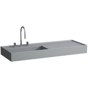 LAUFEN Kartell Waschtisch 120 x 46 cm, mit Ablage rechts, mit 3 Hahnlöchern