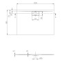Villeroy & Boch Architectura Metalrim Duschwanne 120 x 80 x 1,5 cm