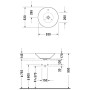 Duravit Starck 1 Aufsatzbecken 53 cm